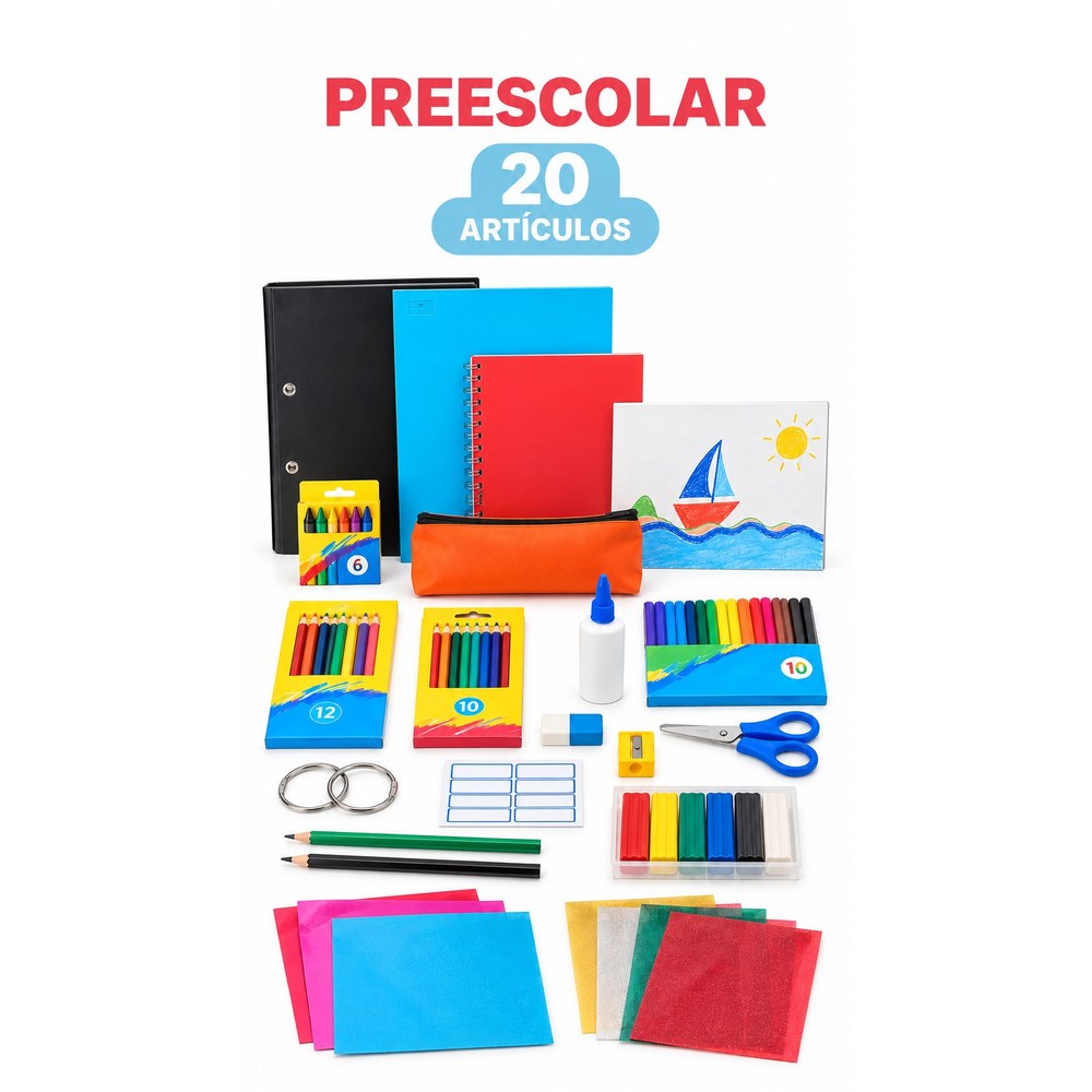 Kit escolar JFJ con útiles