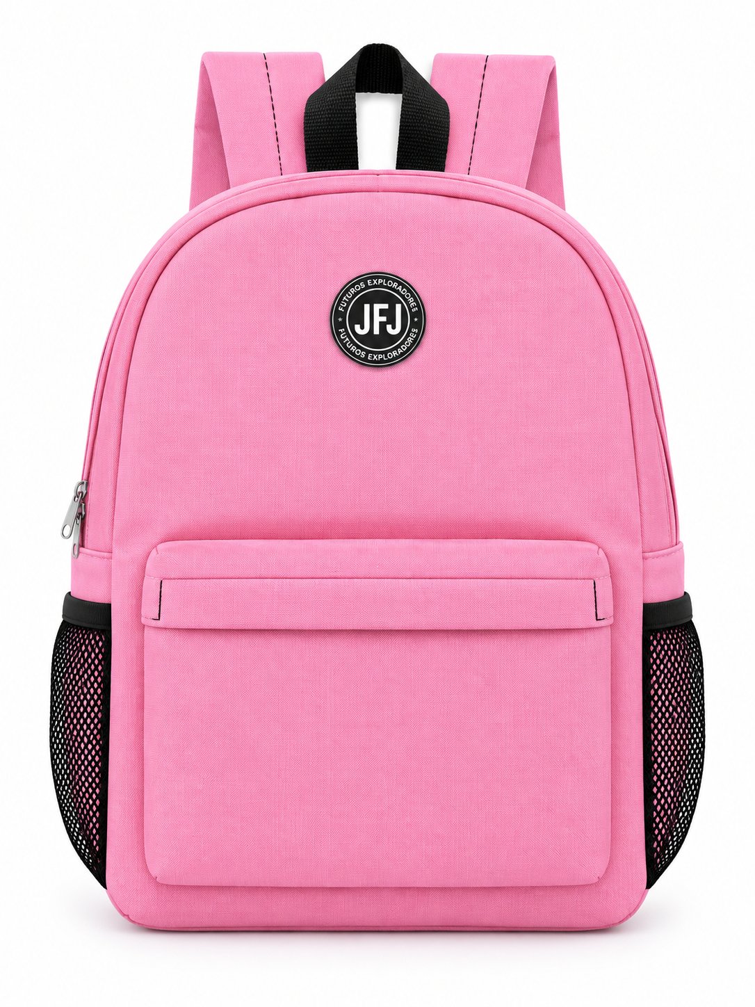 Mochila JFJ rosa, espalda con correas